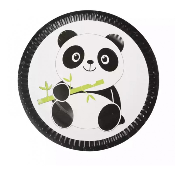 Lėkštutės “Panda” (10vnt, 18cm) Lėkštutės “Panda” (10vnt, 18cm)
