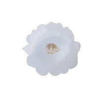 Lėkštutės “Gėlės”, baltos (8vnt, 18cm) Lėkštutės “Gėlės”, baltos (8vnt, 18cm)