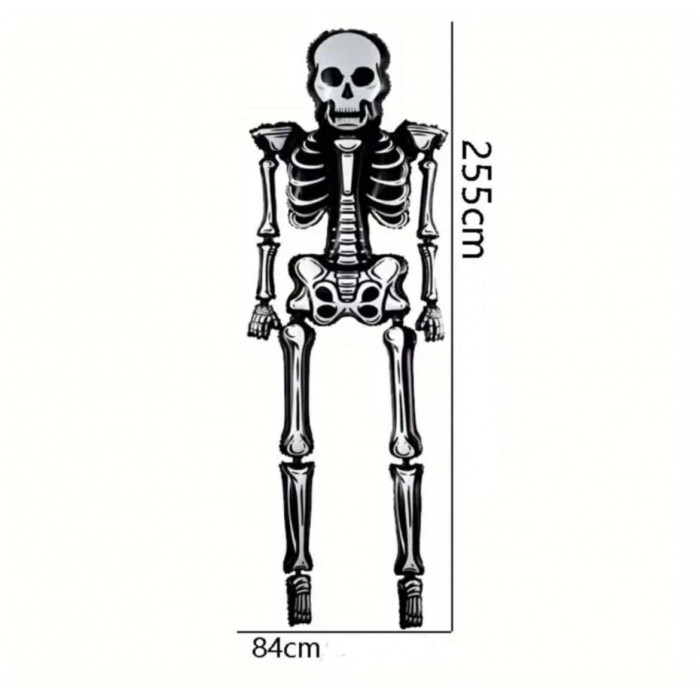 Pastatomas balionas "Skeletas" (84*255cm) Pastatomas balionas "Skeletas" (84*255cm)