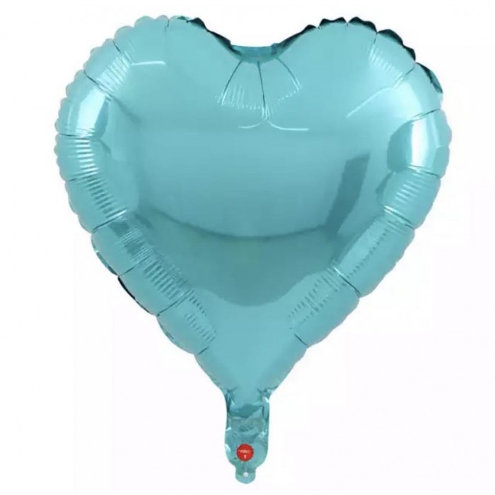 Folinis balionas "Melsva širdelė" (46cm)