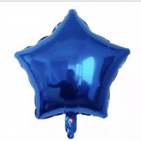 Žvaigždutė tamsiai mėlyna, folinis balionas (46cm)