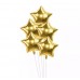 Žvaigždutė auksinė, folinis balionas (46cm)