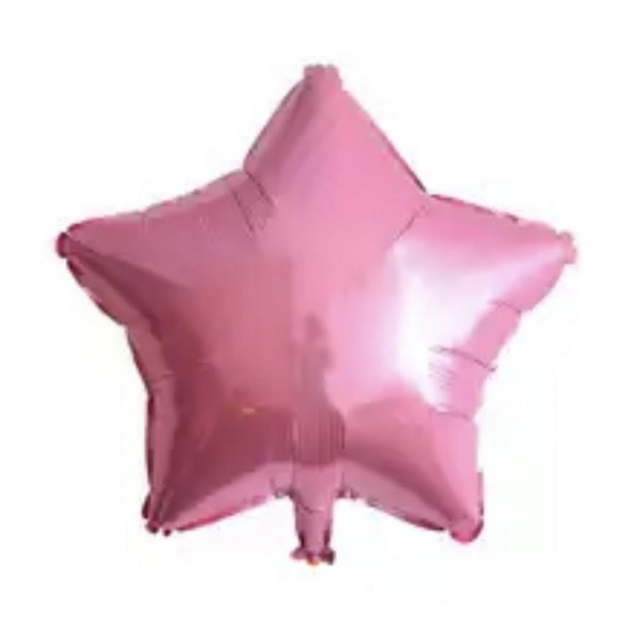 Žvaigždutė rožinė, folinis balionas (46cm)