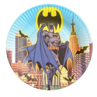 Lėkštutės Batman (10vnt, 18cm)