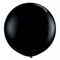 Super didelis juodas 1m balionas (1vnt, 1m)