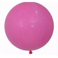 Super didelis ryškiai rožinis 1m balionas (1vnt, 1m)