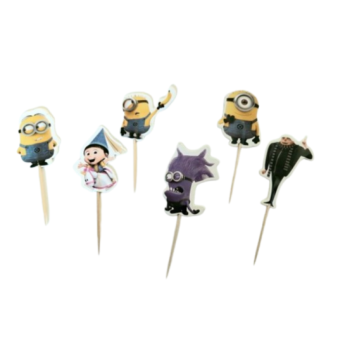 Smeigtukai Pimpačkiukai-Minions (6vnt) Smeigtukai Pimpačkiukai-Minions (6vnt)