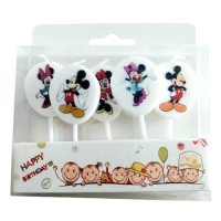 Žvakutės Mickey ir Minnie Mouse (5vnt) Žvakutės Mickey ir Minnie Mouse (5vnt)