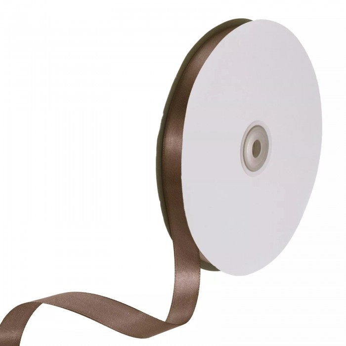 Satino juostelė, ruda (6mm,25m) Satino juostelė, ruda (6mm,25m)