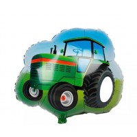 Formnis balionas "Žalias traktorius" (65*65cm)