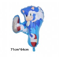Forminis balionas "Ežiukas Sonic" (71*64cm)