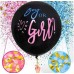Balionas "Boy or Girl/berniukas ar mergaitė" su rožiniais konfeti (1vnt)