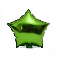 Žvaigždutė žalia, folinis balionas(46cm)
