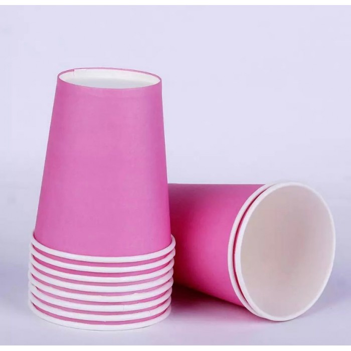 Vienspalviai puodeliai, šviesiai rožiniai (10vnt)