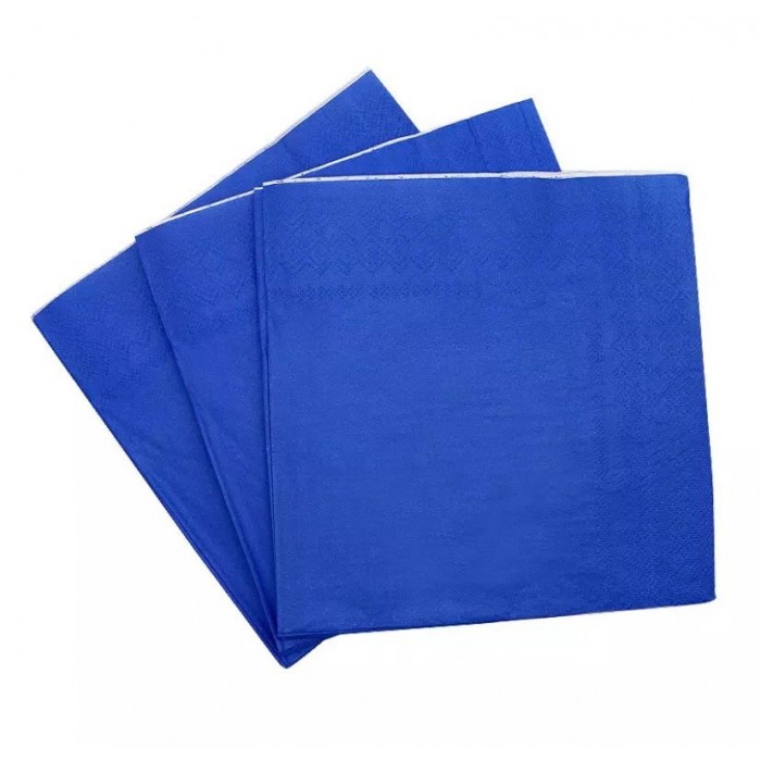 Vienspalvės servetėlės, mėlynos (20vnt)