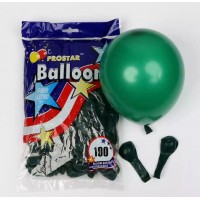 Maži balionai, tamsiai žali (20vnt, 13cm)