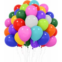 Spalvoti balionai, miksas (100vnt, 30cm)