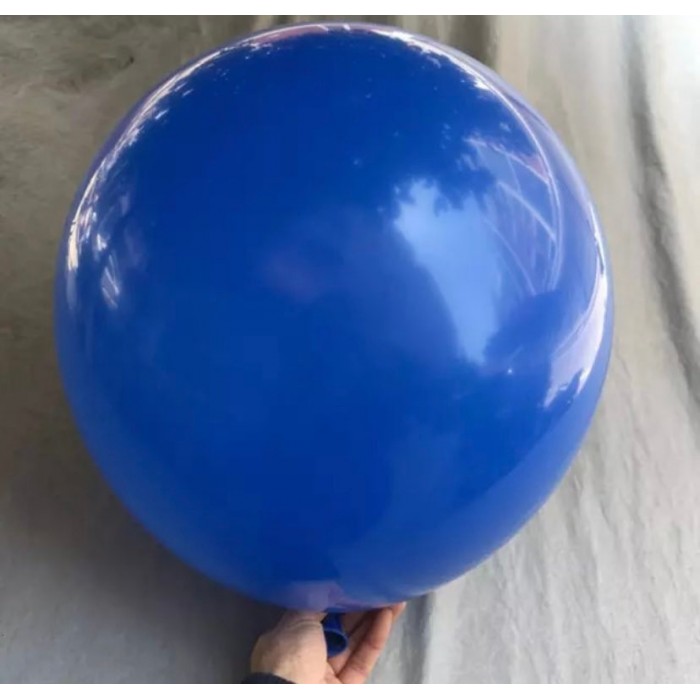 Dideli balionai, mėlyni (3vnt, 48cm)