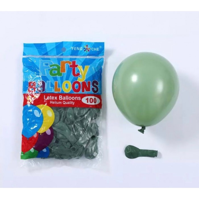 Maži balionai, avokado (20vnt, 13cm)