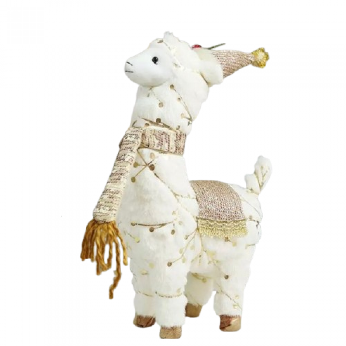 Kalėdinė dekoracija "Lama" (40cm) Kalėdinė dekoracija "Lama" (40cm)
