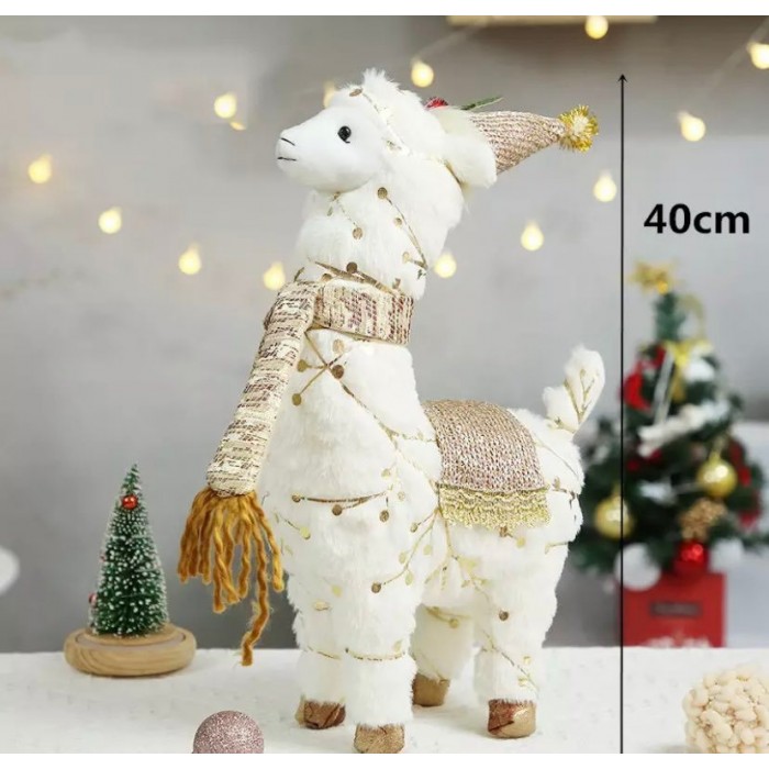 Kalėdinė dekoracija "Lama" (40cm)
