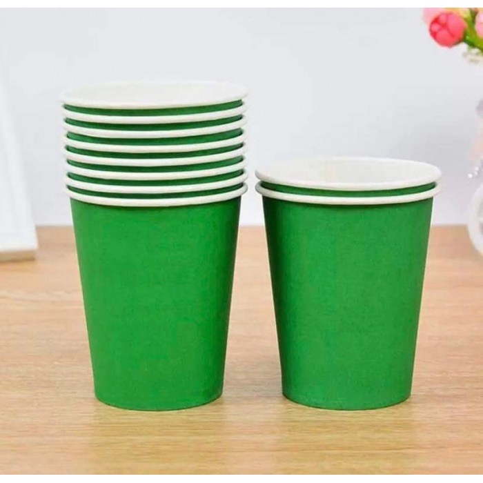 Vienspalviai puodeliai, tamsiai žali (10vnt)