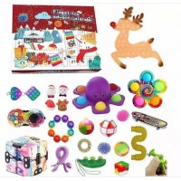 Advento kalendorius su įvairiais žaisliukais  (25vnt)