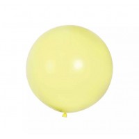 Dideli balionai,šviesiai geltona (3vnt, 48cm)