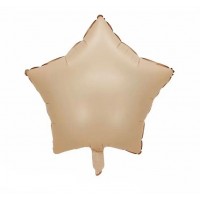 Žvaigždutė kreminė, folinis balionas (46cm)