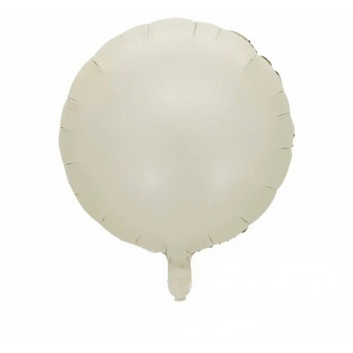 Ovalus folinis balionas, balto smėlio (46cm)