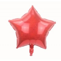 Žvaigždutė raudona, holografinis folinis balionas(46cm) Žvaigždutė raudona, holografinis folinis balionas(46cm)