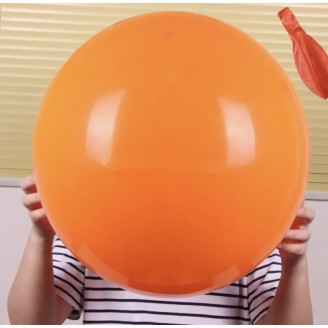 Dideli balionai, oranžiniai (3vnt, 48cm)