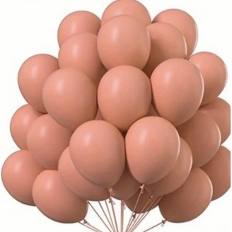 Prigesintos pelenų rožės balionų pakuotė (100vnt, 30cm)