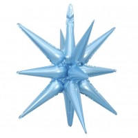 Folinis balionas žydras "3D Žvaigždė" (55cm) Folinis balionas žydras "3D Žvaigždė" (55cm)