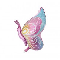 Folinis balionas "Rožinis drugelis" 