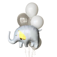 Helio balionų puokštė "Drambliukas" (6vnt) Helio balionų puokštė "Drambliukas" (6vnt)
