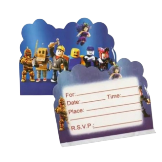 Kvietimai "Roblox" (10vnt)