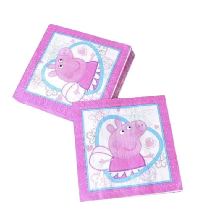 Servetėlės "Peppa Pig" (10vnt) Servetėlės "Peppa Pig" (10vnt)