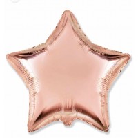 Žvaigždutė, folinis balionas, rožinio aukso (10vnt, 25cm) Žvaigždutė, folinis balionas, rožinio aukso (10vnt, 25cm)