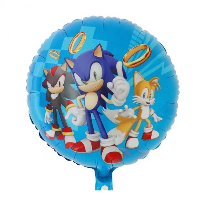 Folinis balionas "Ežiukas Sonikas" (45cm) Folinis balionas "Ežiukas Sonikas" (45cm)