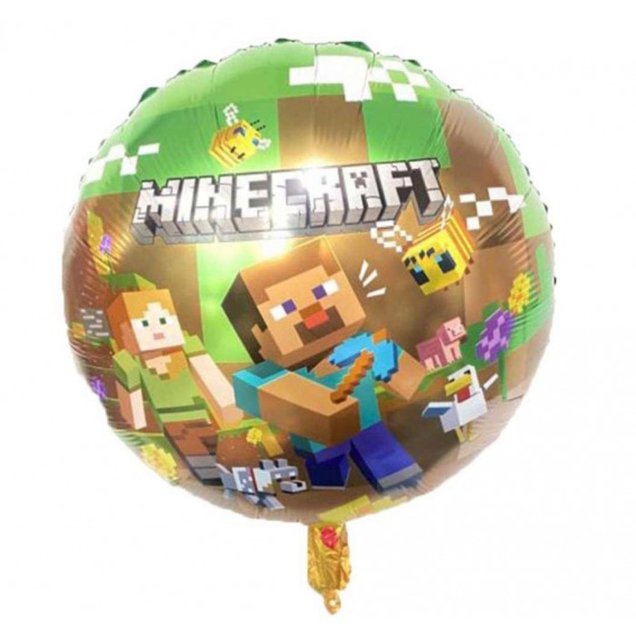Folinis balionas "Minecraft" (46cm) Folinis balionas "Minecraft" (46cm)