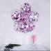 Skaidrus balionas su violetinės spalvos konfeti (1vnt, 30cm) Skaidrus balionas su violetinės spalvos konfeti (1vnt, 30cm)