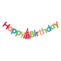 Spalvota happy birthday girlianda (14vnt) Spalvota happy birthday girlianda (14vnt)