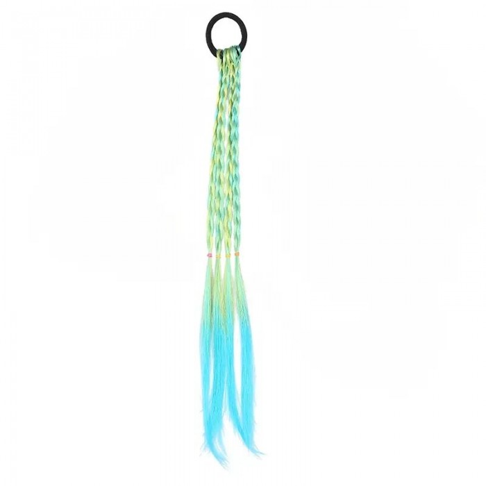 Dirbtinių plaukų sruoga, žalsva (40cm) Dirbtinių plaukų sruoga, žalsva (40cm)