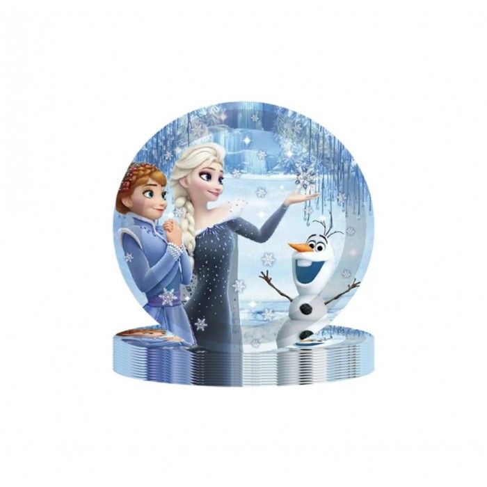Lėkštutės "Frozen/Ledo šalis" (10vnt, 18cm) Lėkštutės "Frozen/Ledo šalis" (10vnt, 18cm)