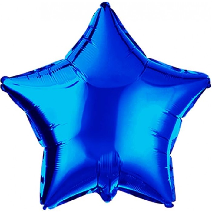 Žvaigždutė, folinis balionas, tamsiai mėlyna (10vnt, 25cm) Žvaigždutė, folinis balionas, tamsiai mėlyna (10vnt, 25cm)