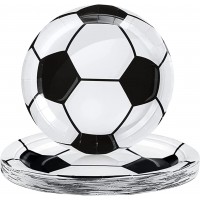 Lėkštutės "Baltas futbolas" (8vnt, 23cm) Lėkštutės "Baltas futbolas" (8vnt, 23cm)
