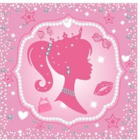 Servetėlės "Barbie" ( 10vnt) 