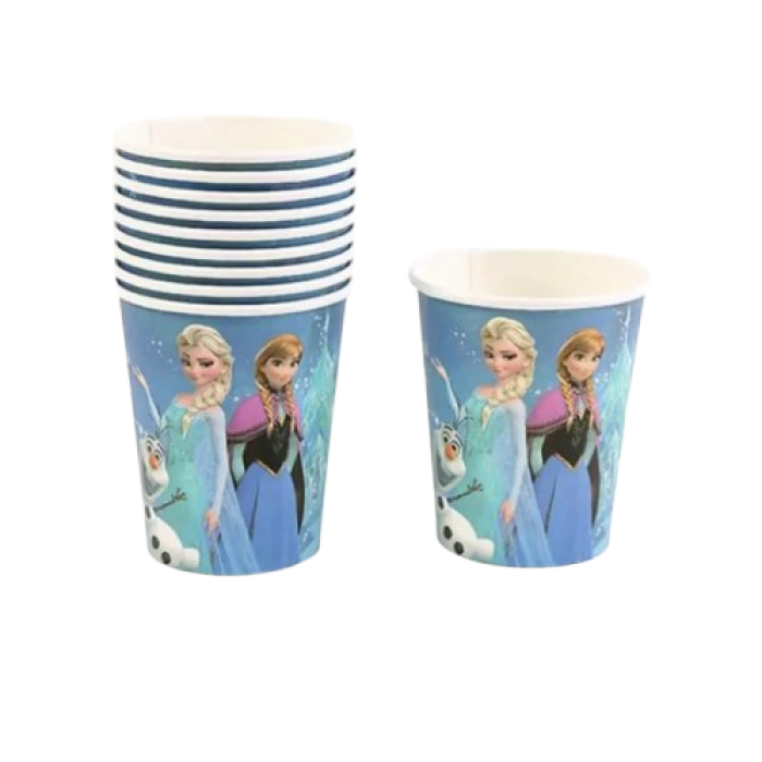 Puodeliai Frozen Ledo šalis (10vnt) Puodeliai Frozen Ledo šalis (10vnt)