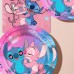 Lėkštutės melsvai-rožinės "Stitch” (18cm*10vnt) Lėkštutės melsvai-rožinės "Stitch” (18cm*10vnt)